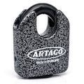 Artago 68T/B Candado Máxima Seguridad ø14mm, BUNKER SELECTION, Homologado Sold Secure Gold, Monoblok, Cerradura con Llave de Alta Seguridad, Combinable con Puerta Exterior, Cadena Grande, Contenedor