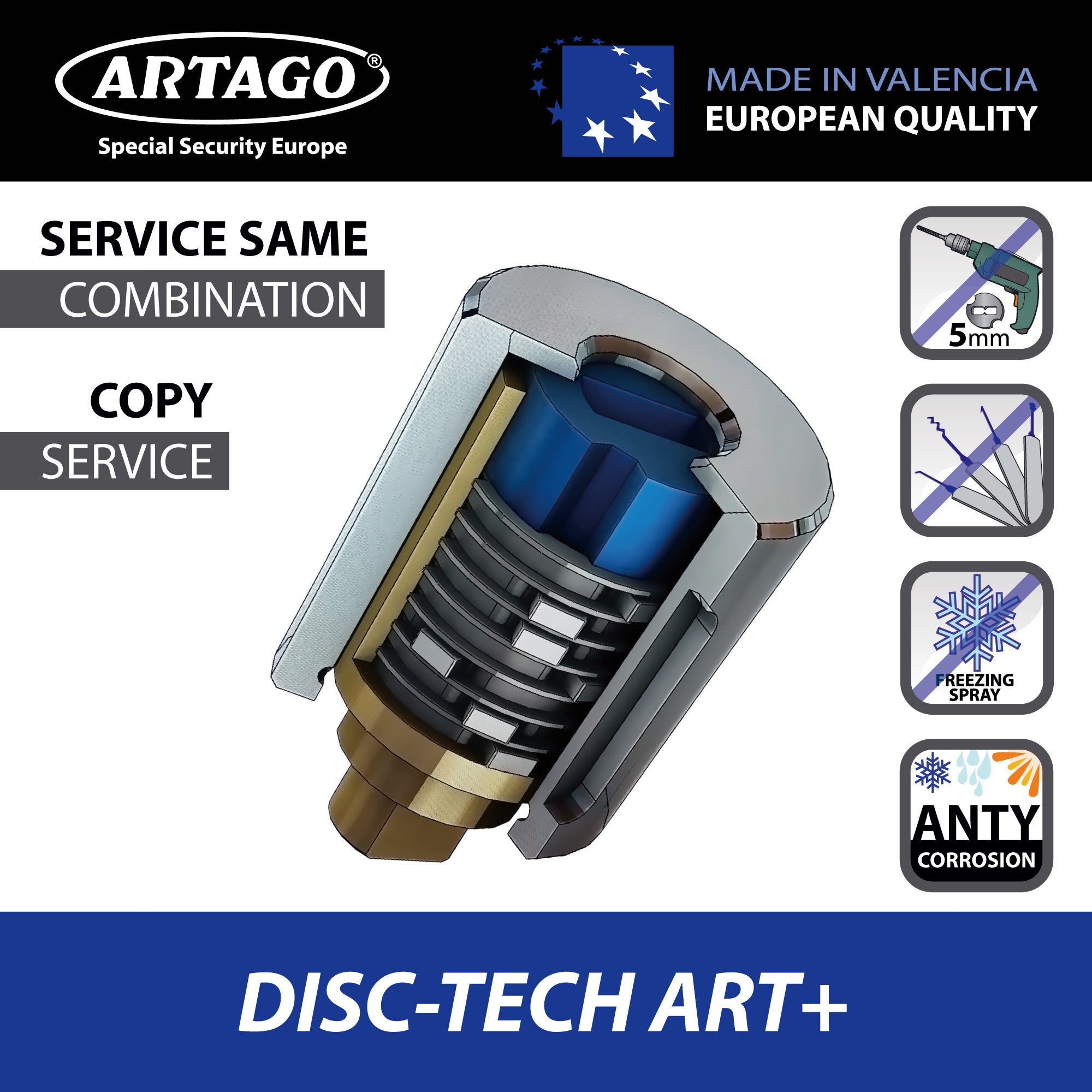 Artago 18ART120 Candado U Moto Alta Gama Homologado SRA, Sold Secure Gold, ART4, BUNKER SELECTION, Acero Endurecido ø18mm, Doble Cierre MRT Blindado, 85x120mm, Máxima Seguridad Antirrobo U Motocicleta