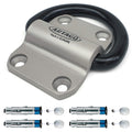 Artago 60 Anclaje Suelo Pared XXL Alta Gama con Anilla Basculante de ø20mm, Acero Máxima Resistencia y Tacos Más Profundos Blindados, Antirrobo Seguridad Universal para Anclar Moto Garaje Parking