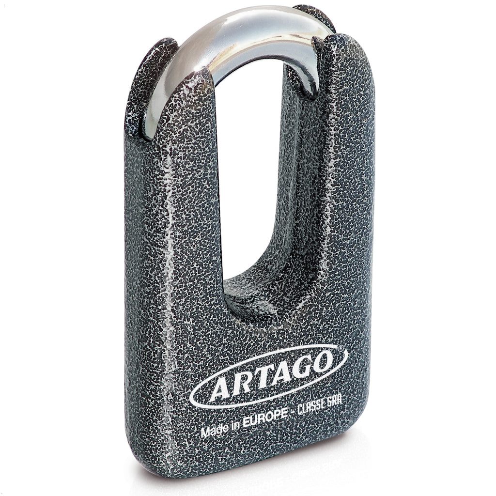 Artago 69T/B Candado Moto Disco Mini U Alta Gama Homologado SRA, Sold Secure y ART4, BUNKER SELECTION, Cuerpo MONOBLOK Acero Forjado Máxima Resistencia Testado, Diseño Único, Antirrobo Freno para Moto