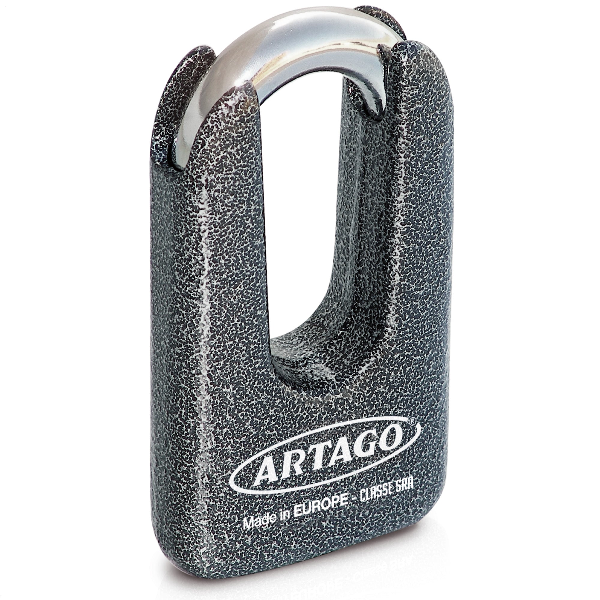 Artago 69T/B Candado Moto Disco Mini U Alta Gama Homologado SRA, Sold Secure y ART4, BUNKER SELECTION, Cuerpo MONOBLOK Acero Forjado Máxima Resistencia Testado, Diseño Único, Antirrobo Freno para Moto