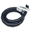 Artago ART6100 Candado Piton Moto Sin o Con Alarma 120dB, Cable Acero Articulado Blindado, 100cm, Flexible, Botón ON, Función Warning, Impermeable, Cadena Pitón Antirrobo Moto Bici, Patinete Electrico