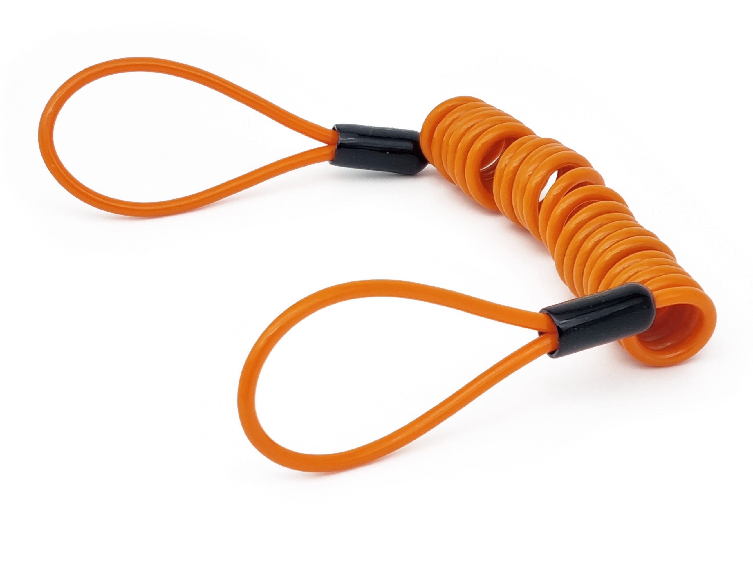 Artago R1 Cable Recordatorio de Acero Trenzado de Alta Calidad, 140cm, Recubrimiento Anti-Arañazos, Reminder Universal para Candado Moto Disco Casco Scooter Bicicleta Patinete, Naranja